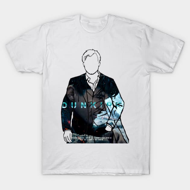 Christopher Nolan Portrait (Dunkirk) T-Shirt by Youre-So-Punny